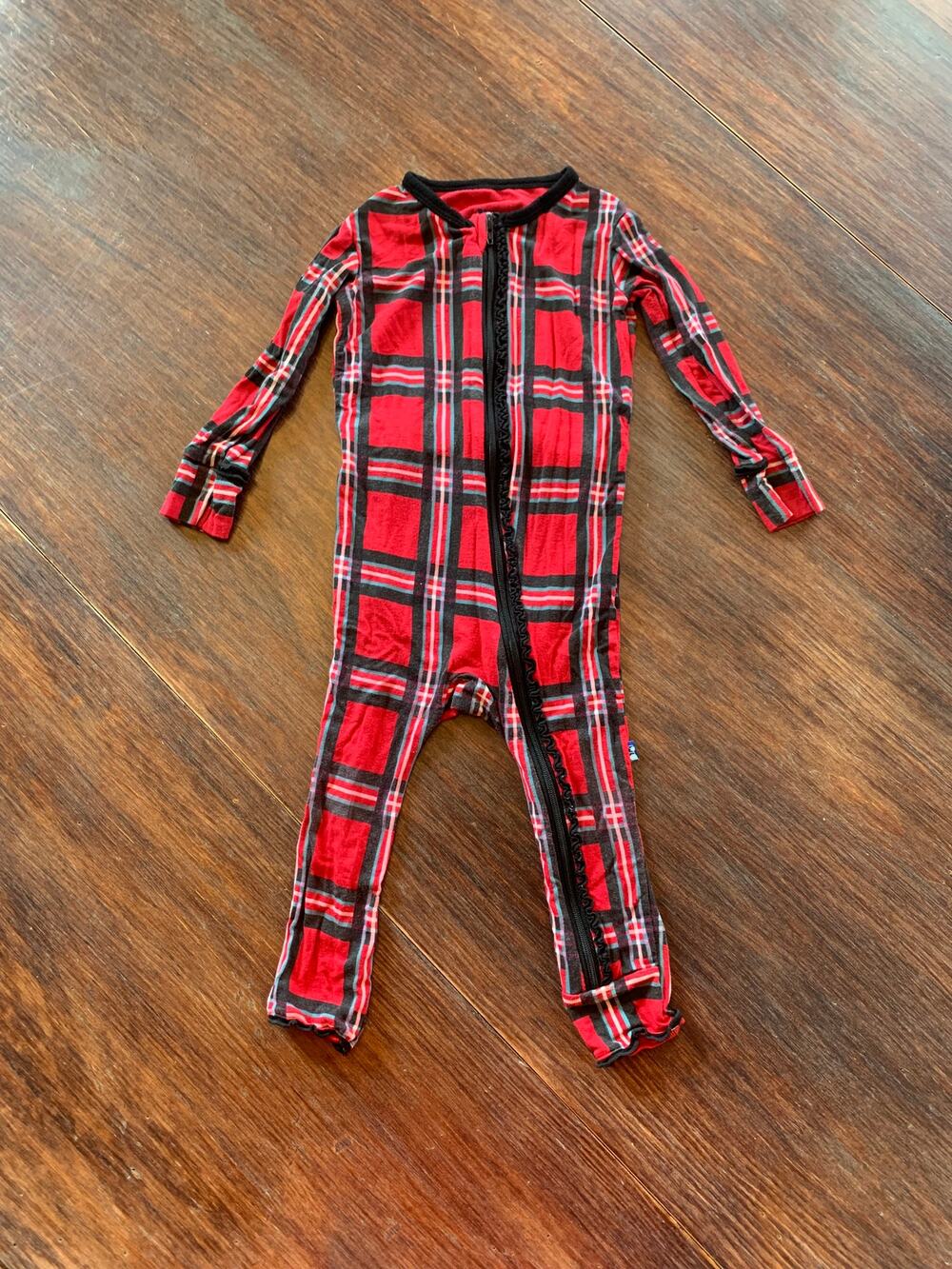 kickee pants plaid pajamas